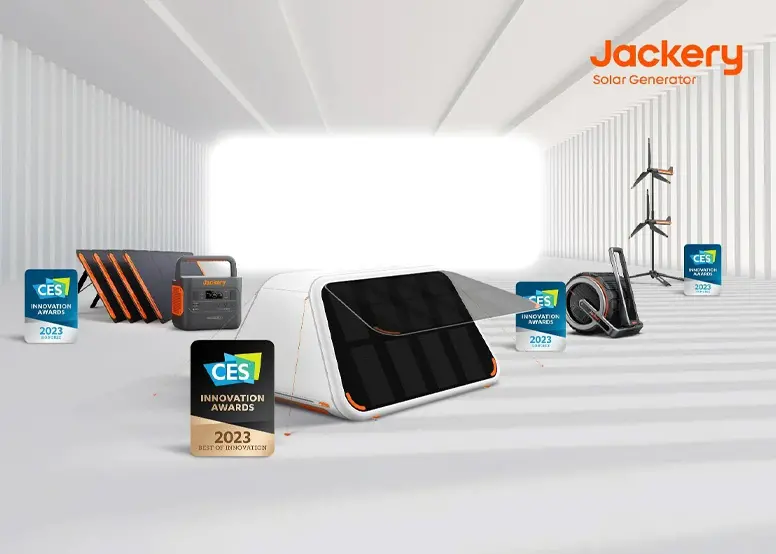 Jackery Bags Four CES 2023 Innovation Awards for its Innovative Portable Renewable Energy Solutions
